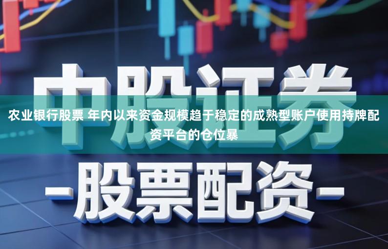 农业银行股票 年内以来资金规模趋于稳定的成熟型账户使用持牌配资平台的仓位暴